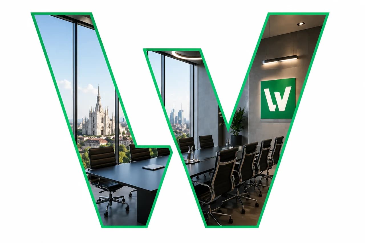 Ufficio moderno LAWILL con skyline di Milano
